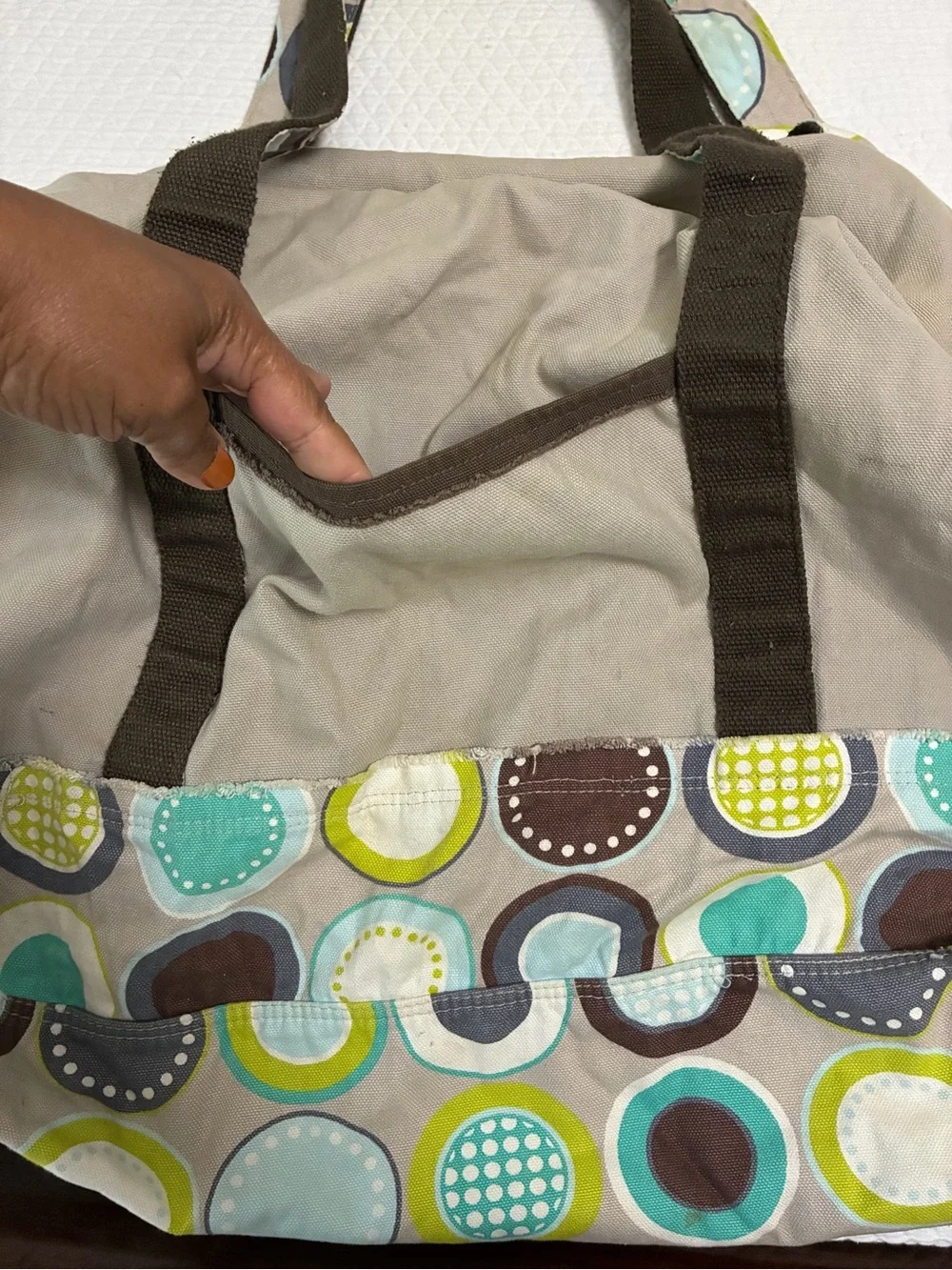 Thirty-One Large Weekender Tote Bag